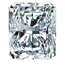 Radiant diamond shape